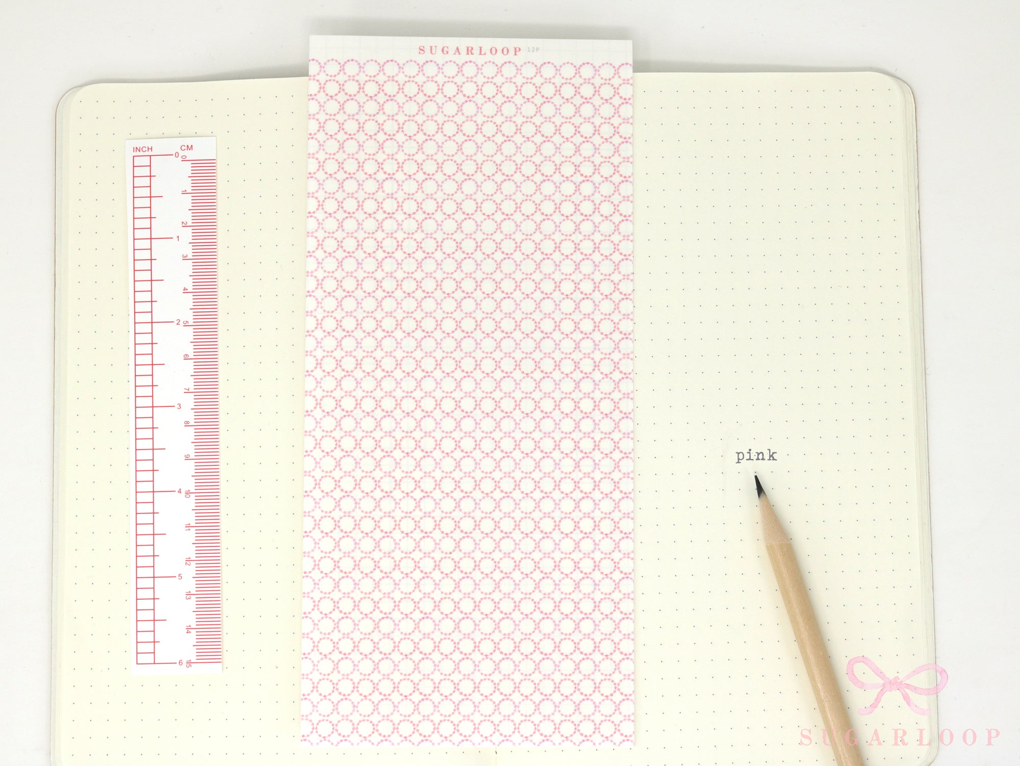 Washi Paper Deco Pattern Sheet for Planners and Journals: Japandi Circles