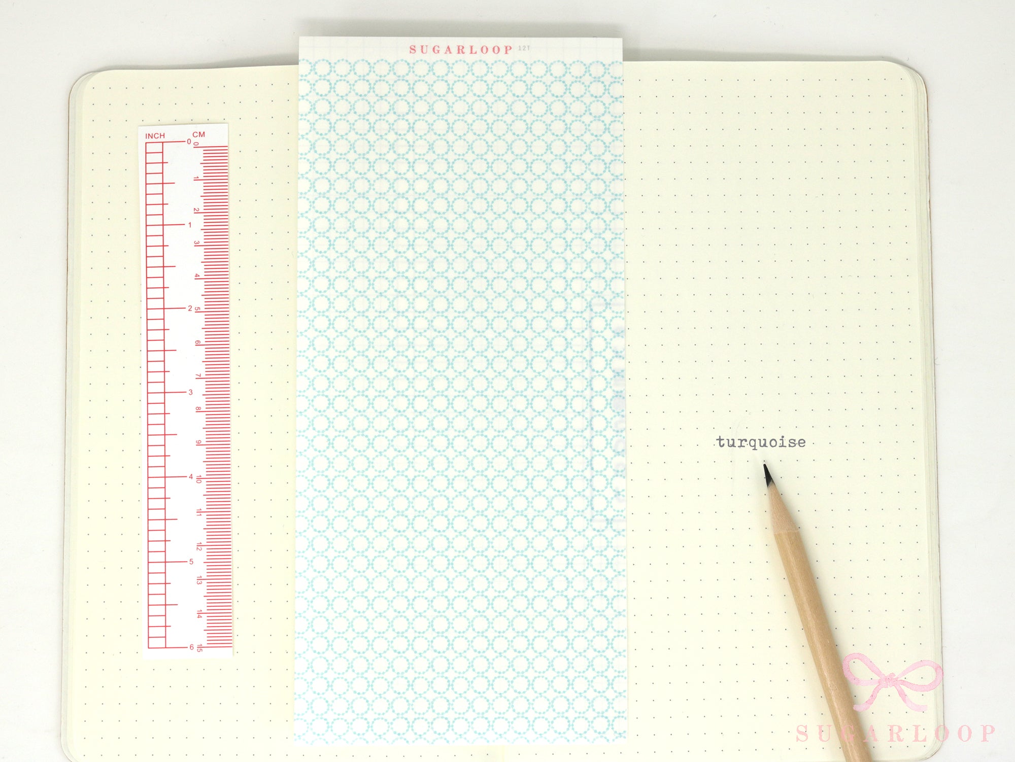 Washi Paper Deco Pattern Sheet for Planners and Journals: Japandi Circles