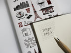 Washi Paper Deco Pattern Sheet for Planners and Journals: Japandi Circles