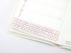 Washi Paper Deco Pattern Sheet for Planners and Journals: Japandi Circles