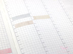 Hobonichi Cousin One Hour Hourly Time Block Stickers: Weekly  Writable  Watercolor