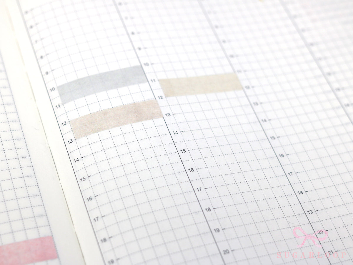 Hobonichi Cousin One Hour Hourly Time Block Stickers: Weekly  Writable  Watercolor