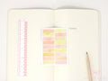 Hobonichi Cousin One Hour Hourly Time Block Stickers: Weekly  Writable  Watercolor