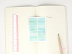 Hobonichi Cousin One Hour Hourly Time Block Stickers: Weekly  Writable  Watercolor