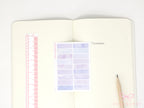 Hobonichi Cousin One Hour Hourly Time Block Stickers: Weekly  Writable  Watercolor