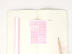 Hobonichi Cousin One Hour Hourly Time Block Stickers: Weekly  Writable  Watercolor