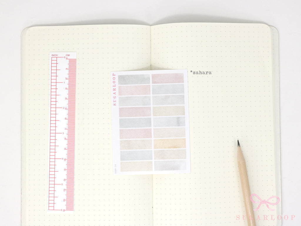 Hobonichi Cousin One Hour Hourly Time Block Stickers: Weekly  Writable  Watercolor
