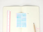 Hobonichi Cousin One Hour Hourly Time Block Stickers: Weekly  Writable  Watercolor