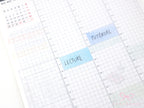 Hobonichi Cousin Two Hour Hourly Time Block Stickers: Weekly  Writable  Watercolor