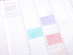 Hobonichi Cousin Three Hour Hourly Time Block Stickers: Weekly  Writable  Watercolor