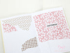 Washi Paper Deco Pattern Sheet for Planners and Journals: Sakura  Cherry Blossom  Watercolor