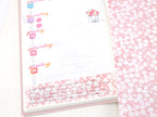 Washi Paper Deco Pattern Sheet for Planners and Journals: Sakura  Cherry Blossom  Watercolor