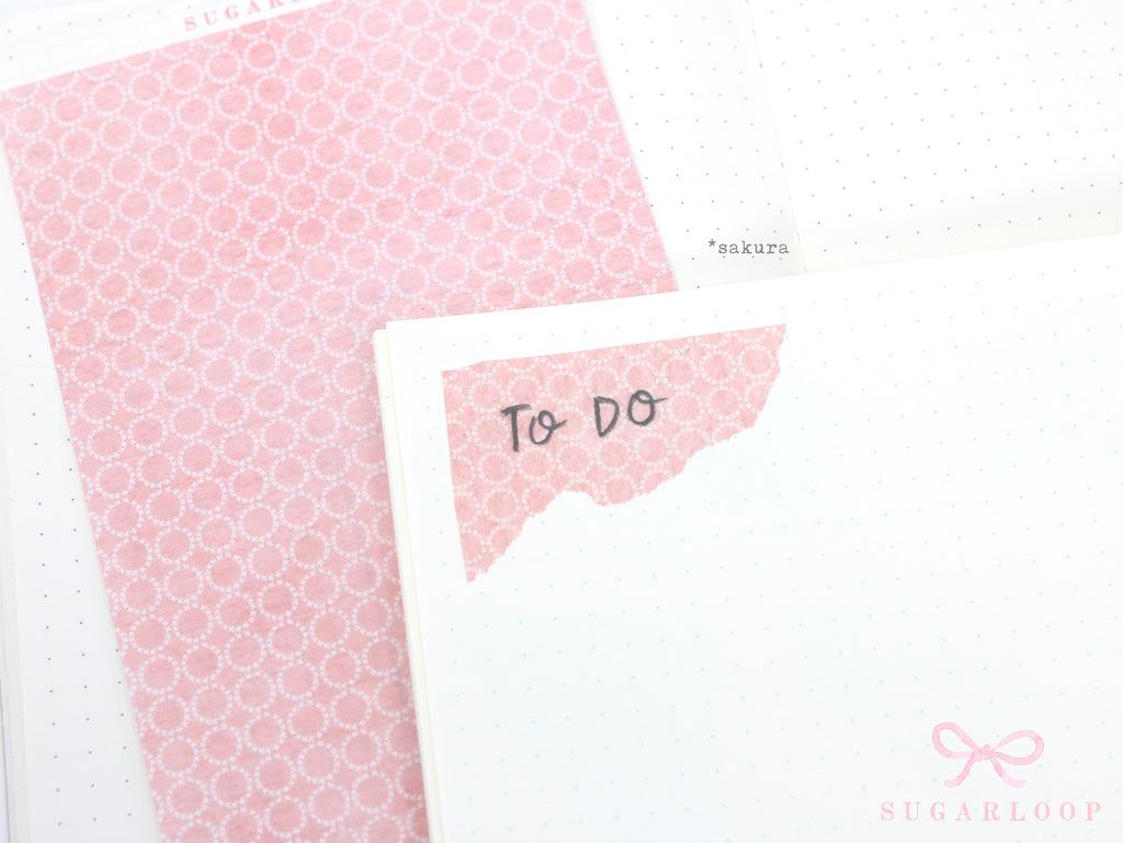 Washi Paper Deco Pattern Sheet for Planners and Journals: Watercolor  Geometric