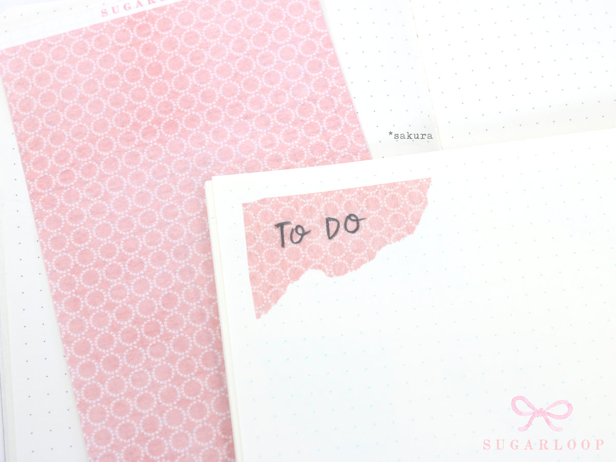 Washi Paper Deco Pattern Sheet for Planners and Journals: Watercolor  Geometric