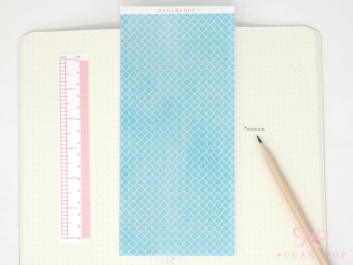 Washi Paper Deco Pattern Sheet for Planners and Journals: Watercolor  Geometric
