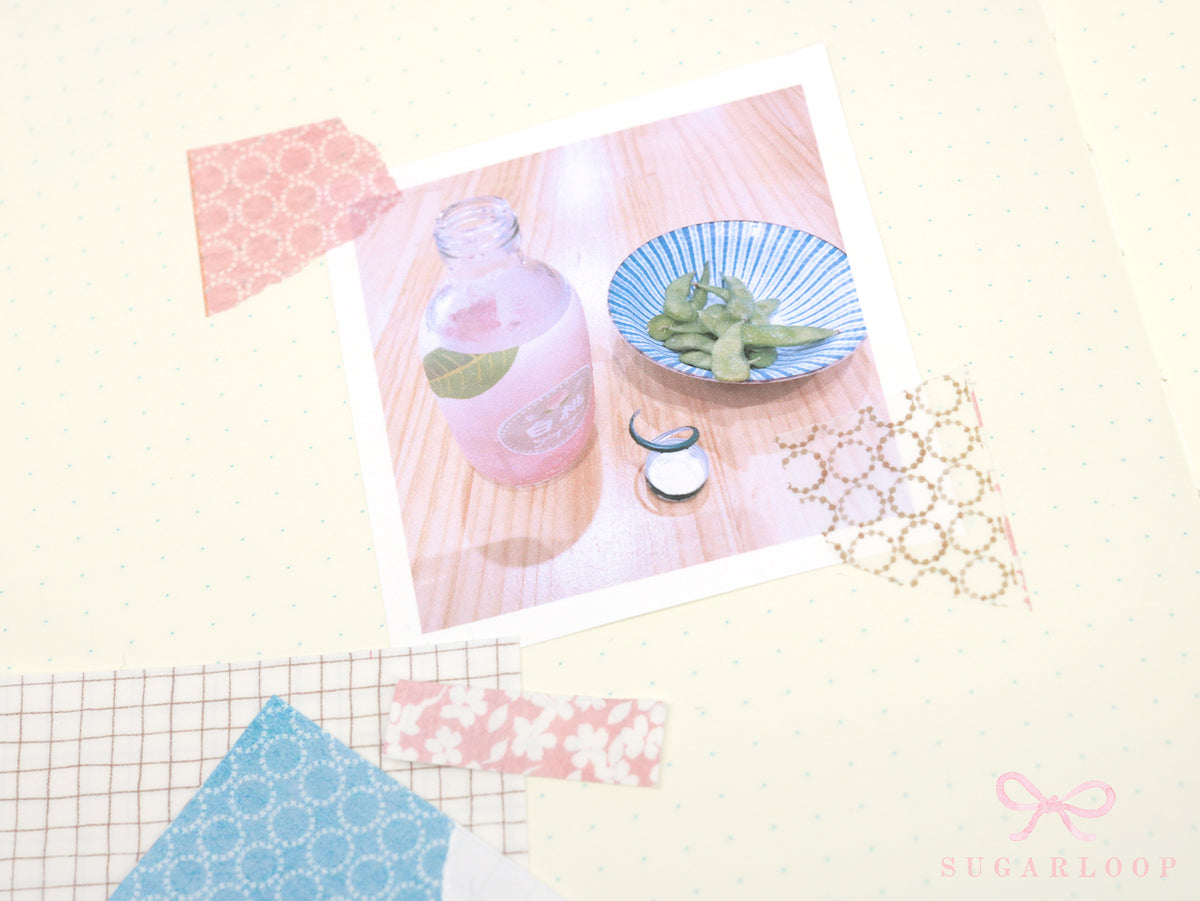 Washi Paper Deco Pattern Sheet for Planners and Journals: Watercolor  Geometric
