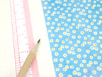 Washi Paper Deco Pattern Sheet for Planners and Journals: Daisy Watercolor  Collage