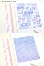 Opaque  Quarter Letter Sized  Printed Paper Stickers for Journaling  Planners & Bujo: Passport Sized