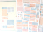 Gingham Planner Stickers – Dots  Headers  Boxes  Strips & Deco for Journals  Diaries and Calendars