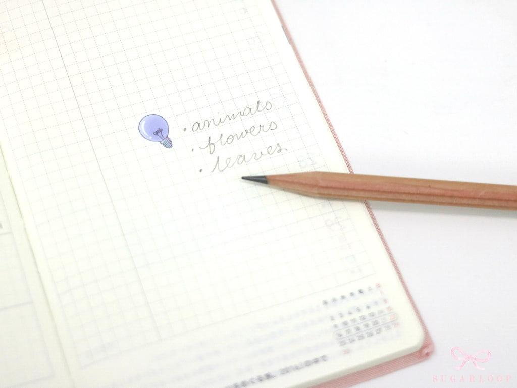 Light Bulb Idea Electricity Bill Bujo Planner Stickers
