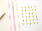 Light Bulb Idea Electricity Bill Bujo Planner Stickers