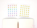 Light Bulb Idea Electricity Bill Bujo Planner Stickers