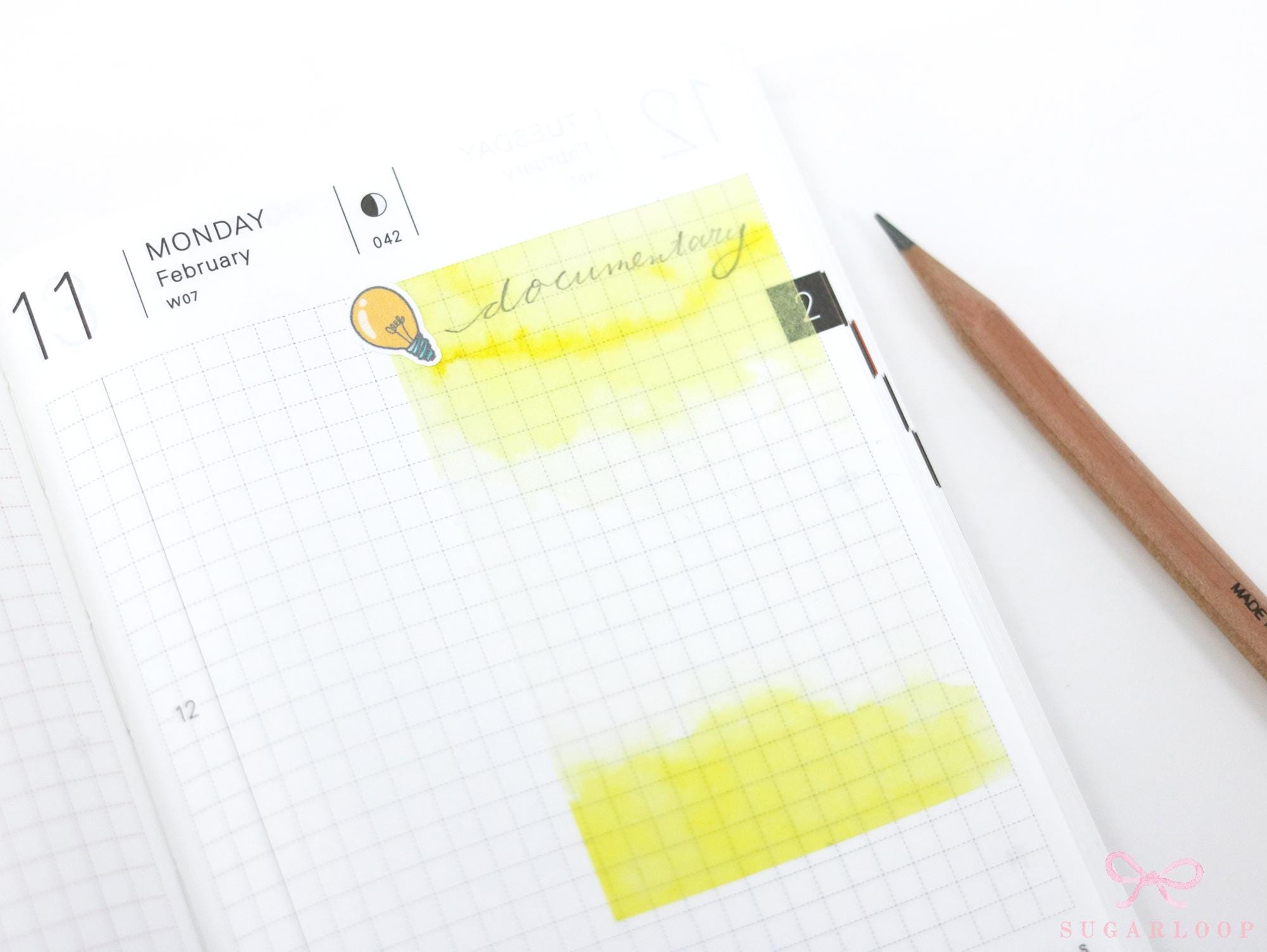 Kawaii Light Bulb Idea Electricity Bill Planner & Journal Stickers