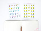 Kawaii Light Bulb Idea Electricity Bill Planner & Journal Stickers