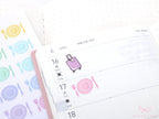 Pastel Meal Plan Planner and Journal Stickers: Dine Out