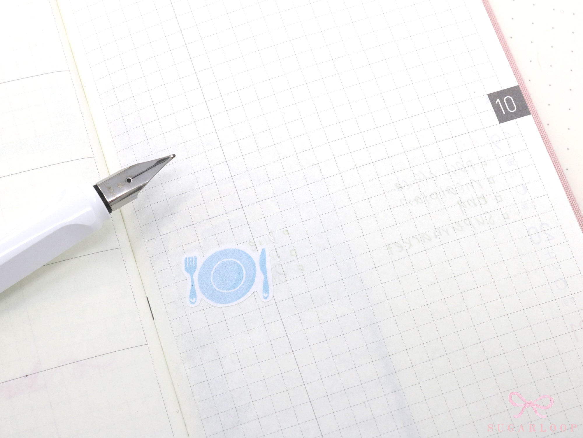 Pastel Meal Plan Planner and Journal Stickers: Dine Out