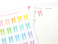 Cute Knife Fork Meal Prep Plan Bujo Planner Stickers
