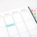 Cute Knife Fork Meal Prep Plan Bujo Planner Stickers