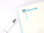 Months of The Year Planner Bujo Planner Stickers: 1.5in (38mm) 2in (50 mm) 24 Colors