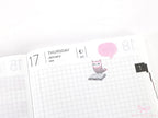 Reading Book Club Cute Vintage Style Owl Stickers for Journals & Planners: Rainbow