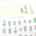 Cute Hand-Drawn Pot Plant Stickers – Bujo & Planner Stickers for Planning and Journaling