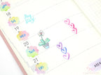 Cute Hand-Drawn Pot Plant Stickers – Bujo & Planner Stickers for Planning and Journaling