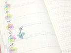 Cute Hand-Drawn Pot Plant Stickers – Bujo & Planner Stickers for Planning and Journaling