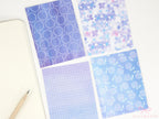 Opaque  Quarter Letter Sized  Printed Paper Stickers for Journaling  Planners & Bujo