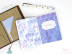 Opaque  Quarter Letter Sized  Printed Paper Stickers for Journaling  Planners & Bujo