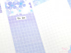 Opaque  Quarter Letter Sized  Printed Paper Stickers for Journaling  Planners & Bujo