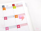 Speech & Thought Bubbles Writable Bujo Planner Stickers: approx 0.75 in (20 mm) wide