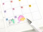 Speech & Thought Bubbles Writable Bujo Planner Stickers: approx 0.75 in (20 mm) wide