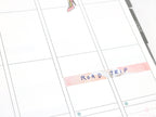 Washi Style Strip Bujo Planner Stickers: 3.125 in (79 mm) x 0.5 in (12 mm)