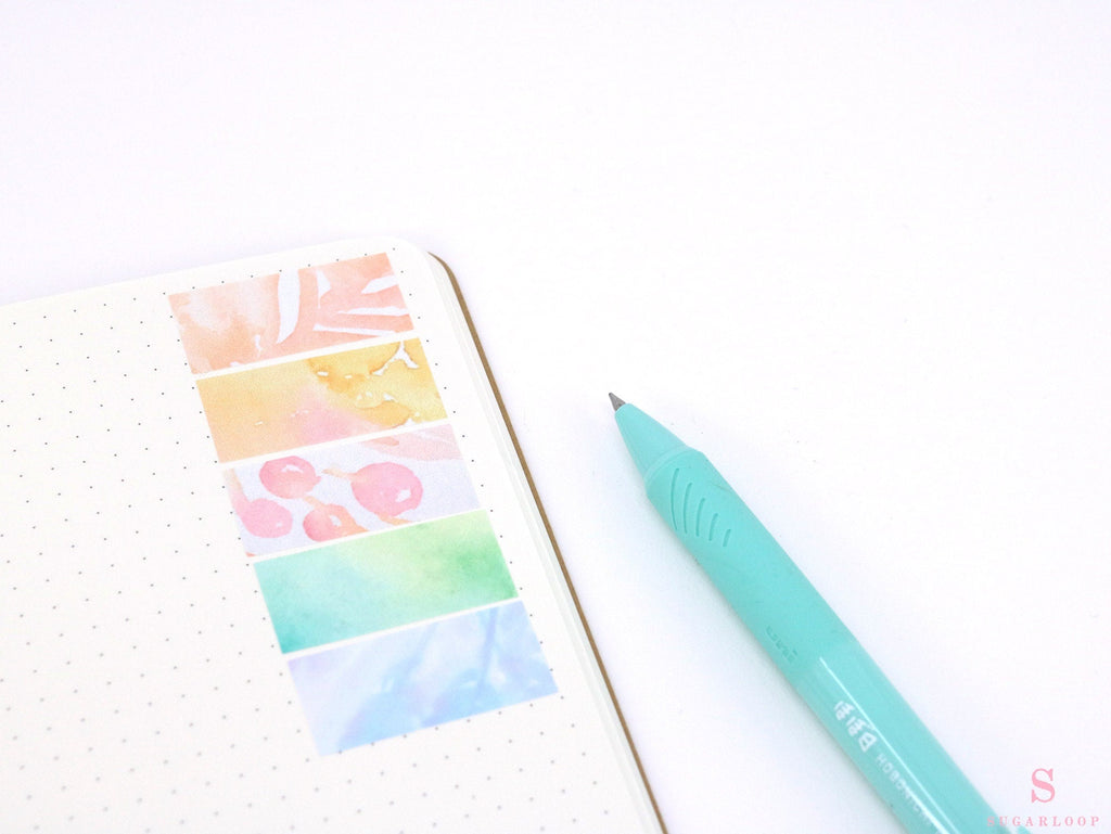 Box Bujo Planner Stickers: 1.5 in (38 mm) wide & 0.7  in (17 mm) tall