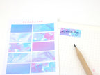 Box Appointment Planner Bujo Bullet Journal Sticker Labels: 1.5 in (38 mm) wide & 0.7  in (17 mm) tall