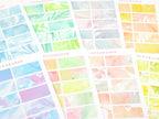 Box Appointment Planner Bujo Bullet Journal Sticker Labels: 1.5 in (38 mm) wide & 0.7  in (17 mm) tall