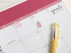 Cute Suitcase Icons for Planners & Journals – Holiday & Trip Planning and Journaling