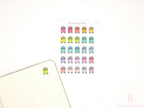 Cute Patterned Travel Suitcase Planner & Journal Stickers – Holiday & Trip Planning and Journaling