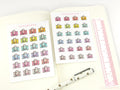 Cute Vintage Travel Icon Stickers for Planners & Journals – Holiday & Trip Bujo Journaling