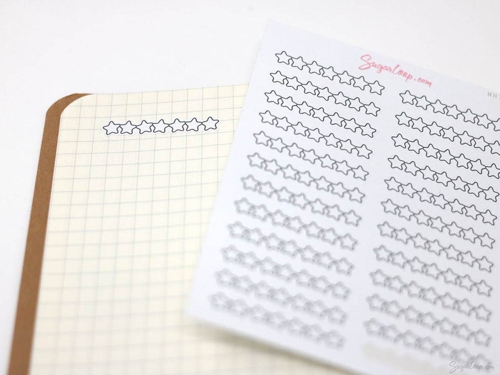 Weekly Sidebar Habit Tracker Bujo Planner Stickers: 1.5in (38mm) Wide